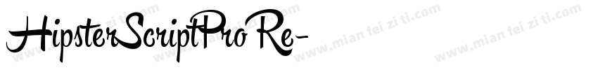 HipsterScriptPro Re字体转换